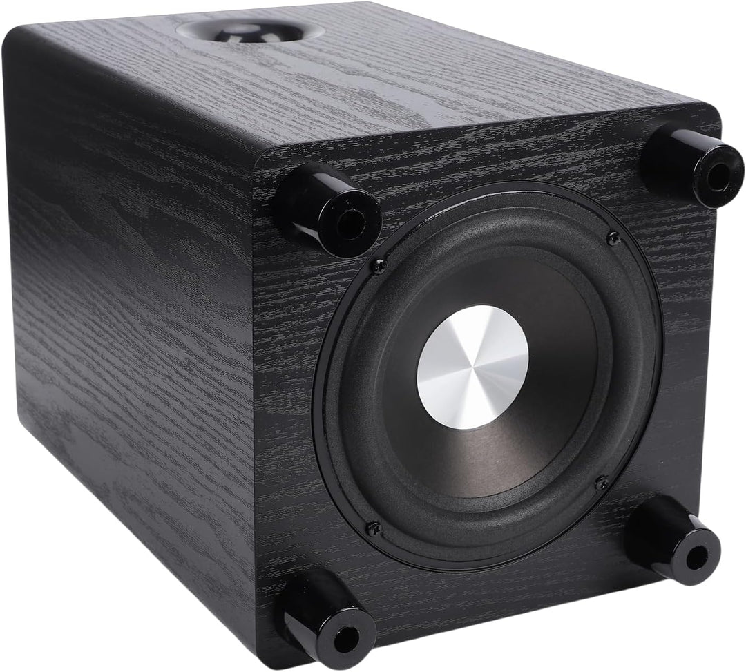 VBESTLIFE Passiver 6,5-Zoll-Subwoofer, 100-W-Tiefbasslautsprecher mit Bodentiefpassfilter für Heimki