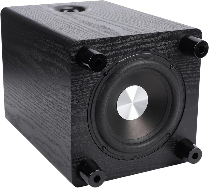 VBESTLIFE Passiver 6,5-Zoll-Subwoofer, 100-W-Tiefbasslautsprecher mit Bodentiefpassfilter für Heimki