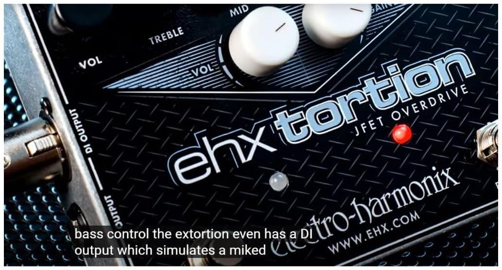 EHX Tortion Electro Harmonix JFET Overdrive