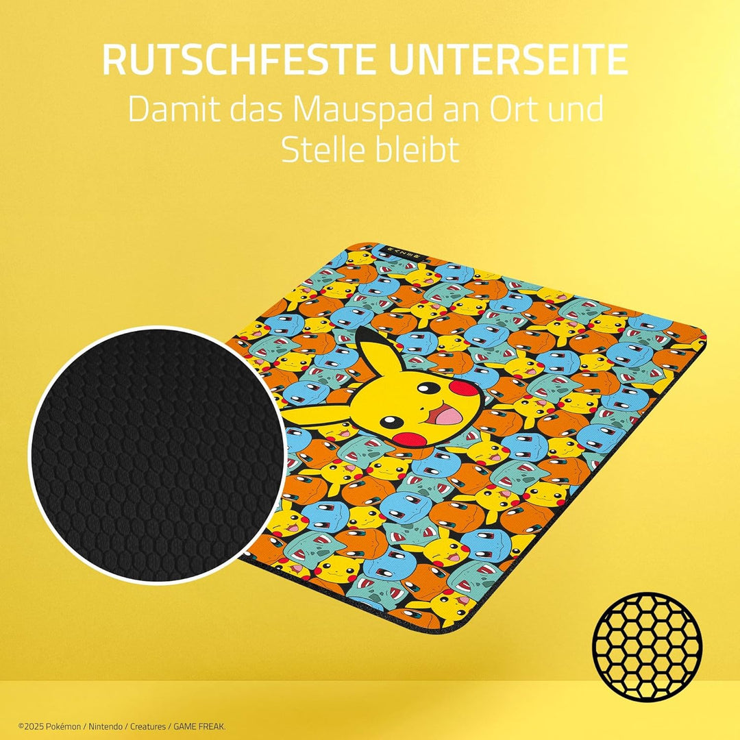Razer Gigantus V2 Pokémon Edition - Weiche Gaming-Mausmatte für Geschwindigkeit und Kontrolle - Mikr