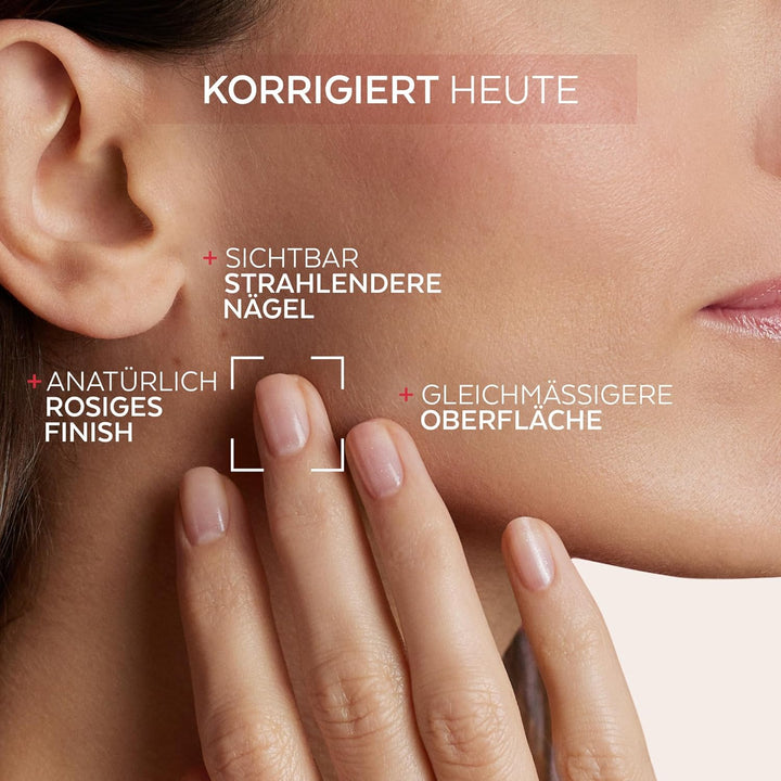 PODERM Korrigierender & Perfektionierender Pflege-Nagellack – Glanz-Booster | 8 ML – Belebt natürlic