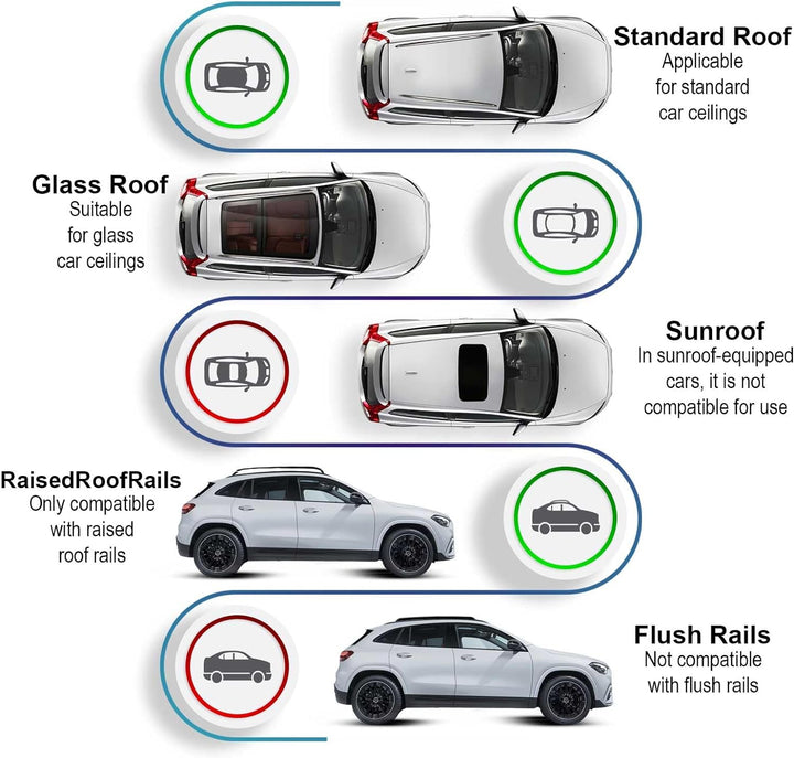 Cross Auto Accessories-Auto Dachträger Kompatibel Mit Ford Ranger 2011-2022 Aluminium Querträgern İn