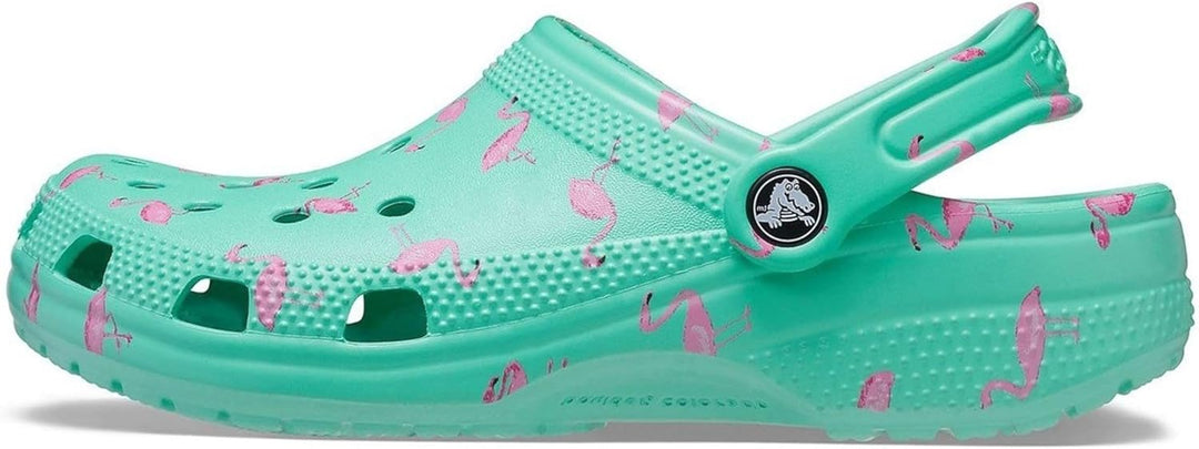 Crocs Unisex Classic Vacay Vibes Clog 37/38 EU Flamingo, 37/38 EU Flamingo