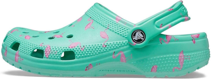 Crocs Unisex Classic Vacay Vibes Clog 37/38 EU Flamingo, 37/38 EU Flamingo