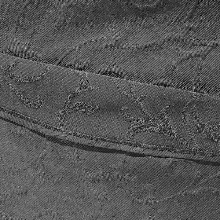 Erwin Müller Tischdecke Düsseldorf bügelfrei anthrazit Grösse oval: 160x220 cm Anthrazit 38 x 28 cm