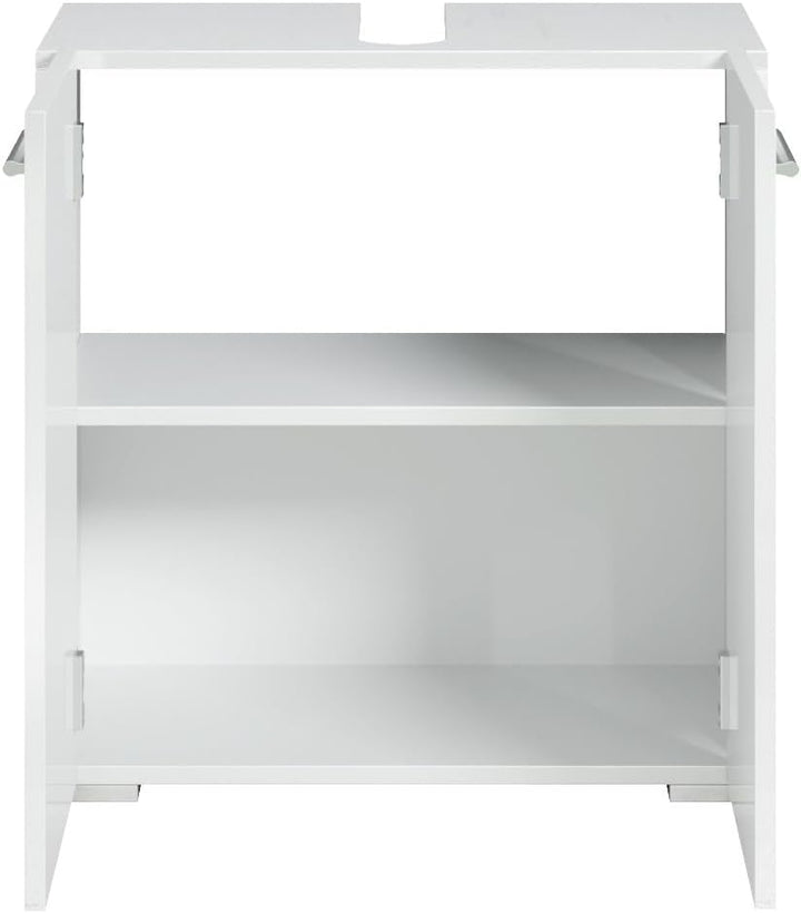 Badezimmer Badmöbel Jupiter - Weiss - Unterschrank Badmöbelset Badschrank Schrank Waschbeckenuntersc