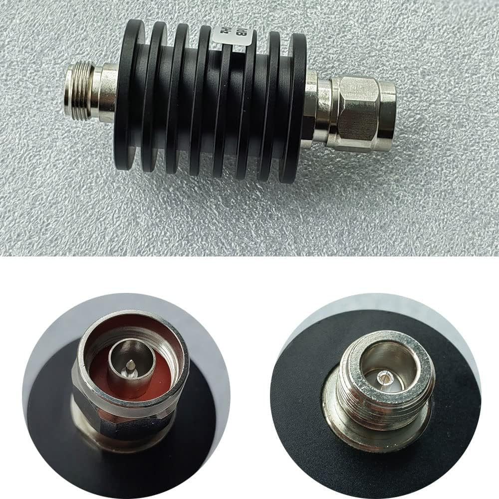 BECEN 25 W N RF Dämpfungsregler 3 GHZ Stecker 1-40 dB wählbar(15dB), 15dB