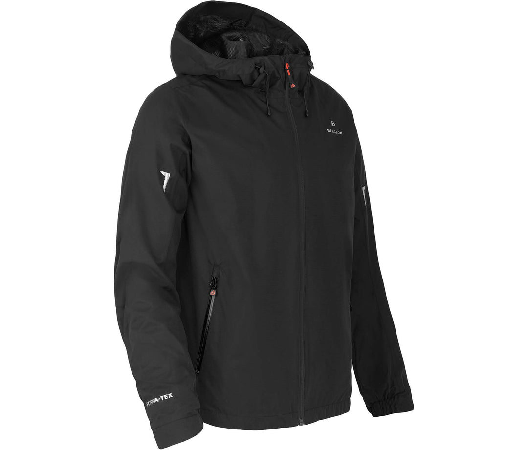 Bergson Herren Regenjacke EGGEN - Wanderjacke - Fahrradjacke - Outdoorjacke - wasserdicht - winddich