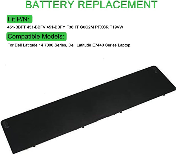 XITAIAN 34Wh 11.1V E7440 Ersatz Laptop Akku für Dell Latitude E7440 Ultrabook 14 7000 F38HT T19VW PF
