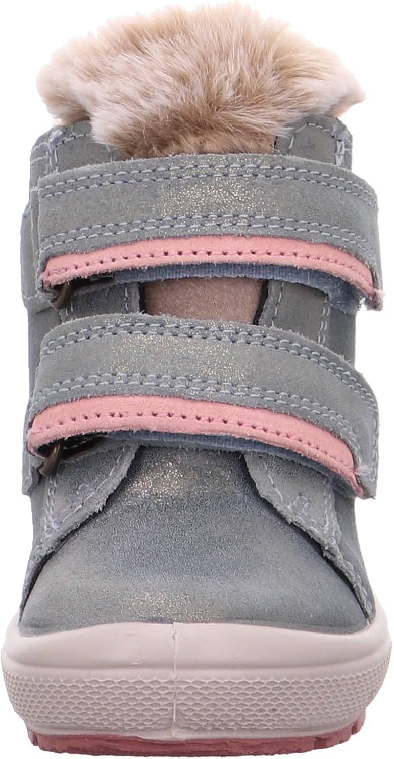 Superfit Mädchen Groovy Schneestiefel 23 EU Hellgrün Beige 7500, 23 EU Hellgr&#xFC;n Beige 7500