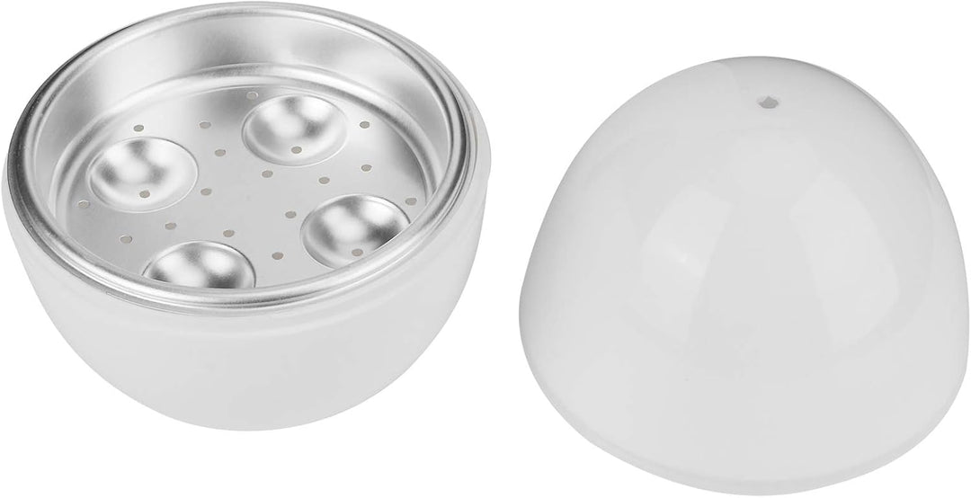 Dioche Eierkocher für Mikrowelle, Eierkocher 1 Ei -4 Eier, punktgenaues Zubereiten dank Härtegradein