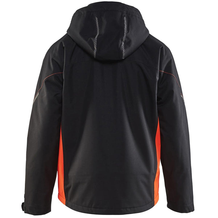 Blakläder 479019779955XXL Shell Jacke, Schwarz/warn Rot, XXL Black / High Red XXL, Black / High Red