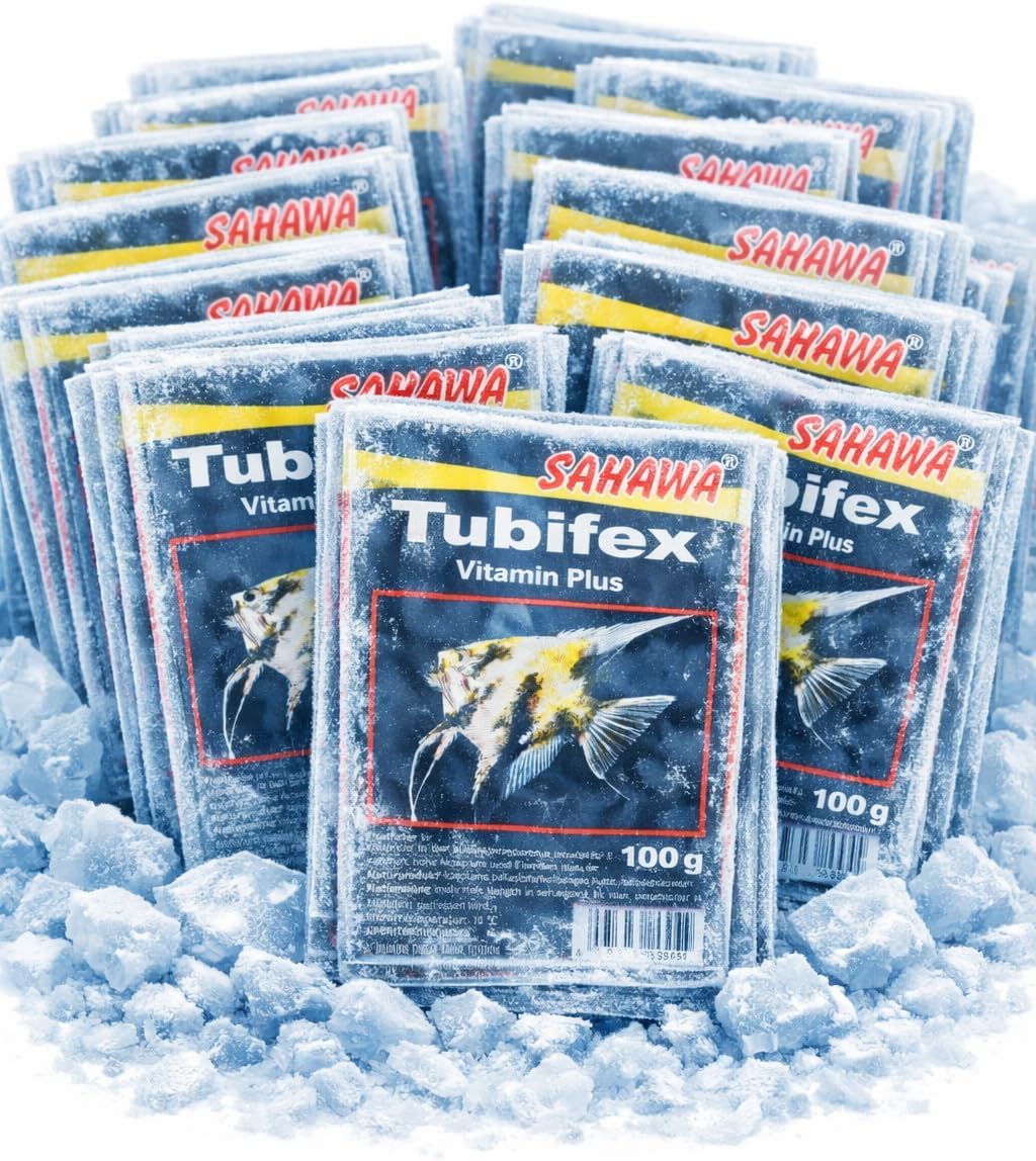 Fischfutter Frostfutter Tubifex 10x100g = 1kg = 1Pack