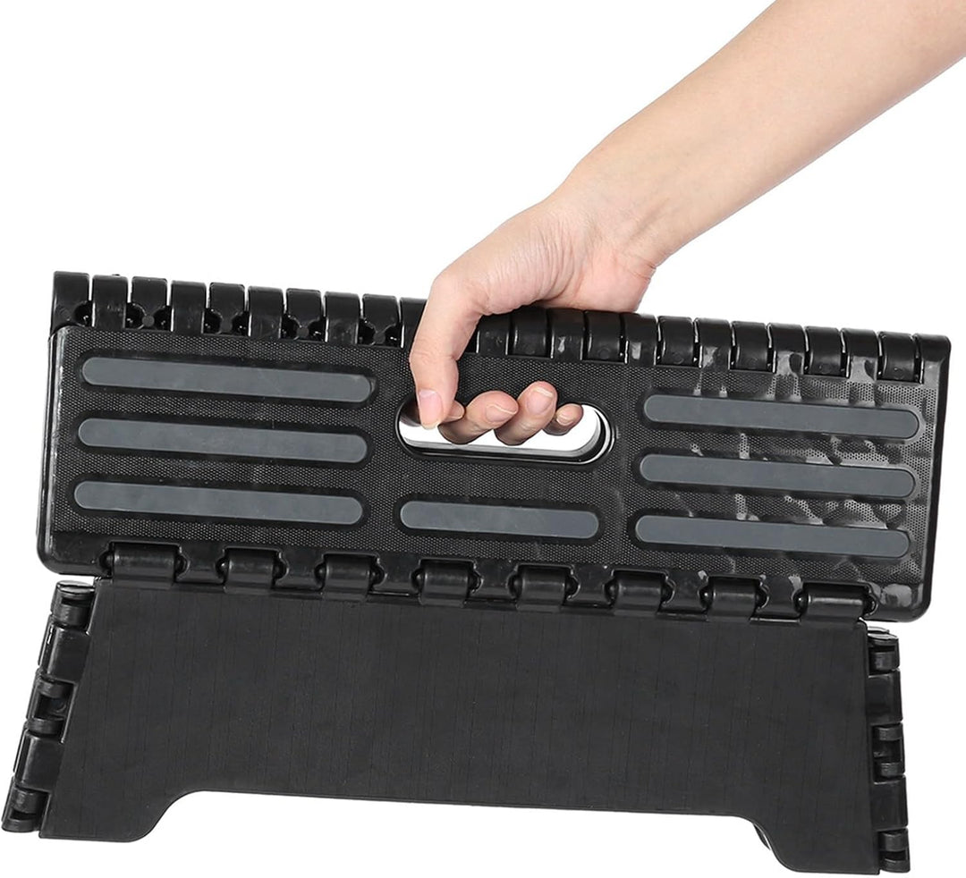 Half Step, Klappbarer Tritthocker Black Ladder für ältere schwangere Badreisende Reduziert die Höhe