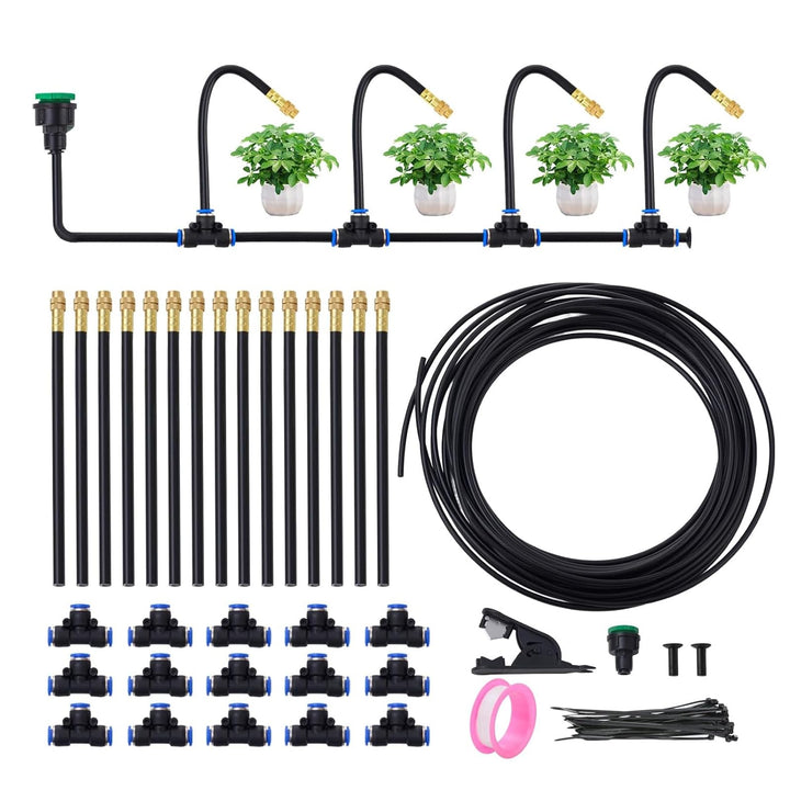 Automatisches Gartenbewässerungssystem: 15 m Schlauch | Automatisches Gartenbewässerungssystem mit 3