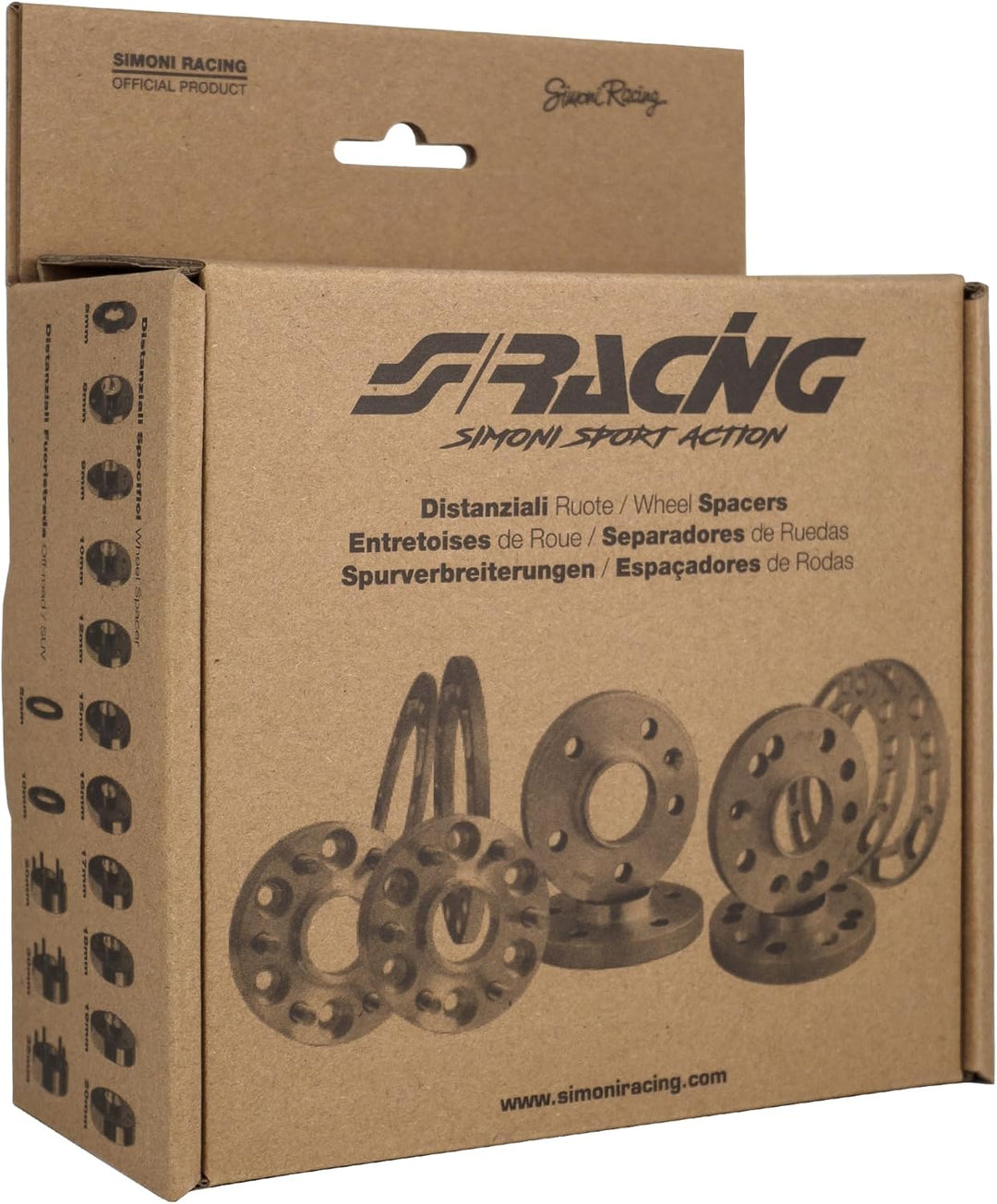 Simoni Racing DR020/B6 Spezifische Spurverbreiterungen mit Schrauben