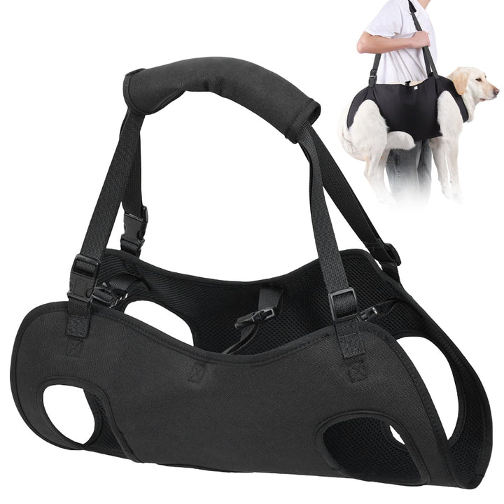 YOUNGSAY Tragehilfe Hund, Verstellbare Tragegurt Hund, Gross Hunde Tragehilfe für Behinderte, Blindh