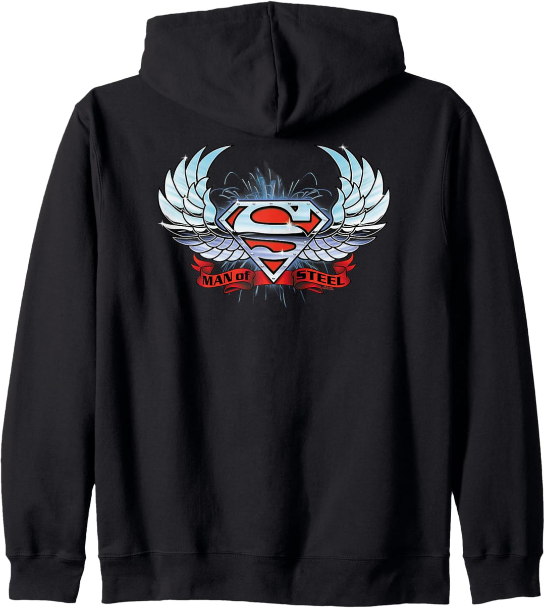 Superman Chrome Wings Shield Kapuzenjacke