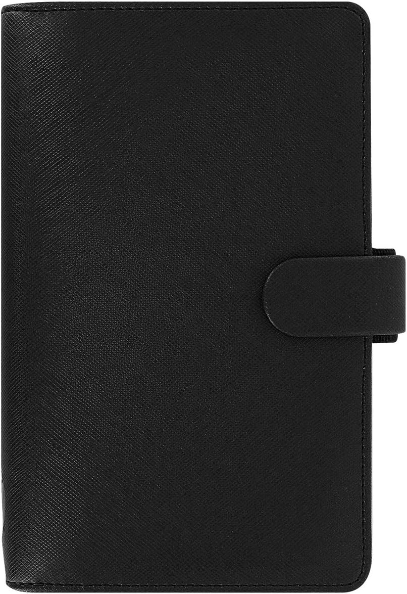 Filofax Saffiano Organiser, 2019 schwarz, schwarz