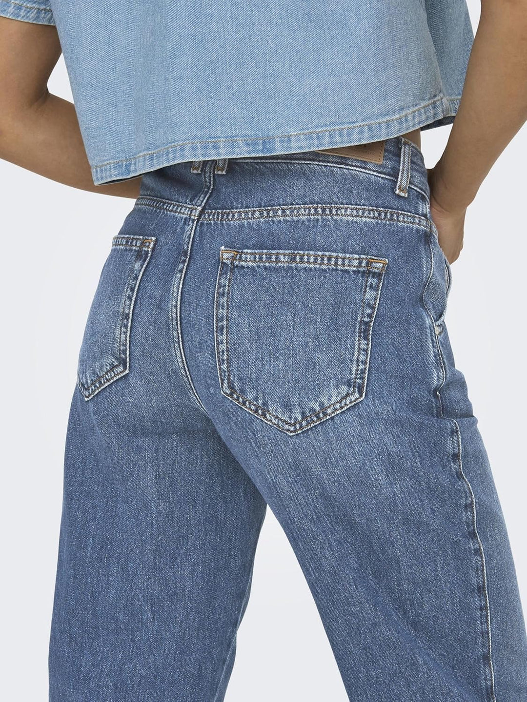 ONLY Female Karotte ONLTROY Hohe Taille Karotte Jeans XS / 32L Medium Blue Denim, XS / 32L Medium Bl
