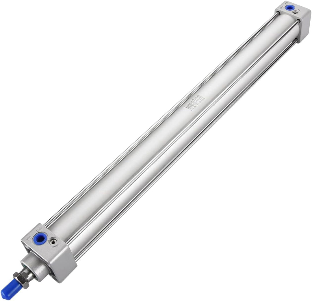 Heschen Pneumatischer Standard-Luftdruckzylinder, SC 40-450, PT1/4 Anschluss, 40mm Bohrung, 450mm Hu