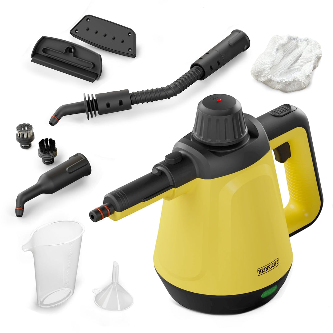 HEINRICHS Dampfreiniger, Handdampfreiniger für zuhause, Steam Cleaner, kurze Aufheizzeit 5 min., 400