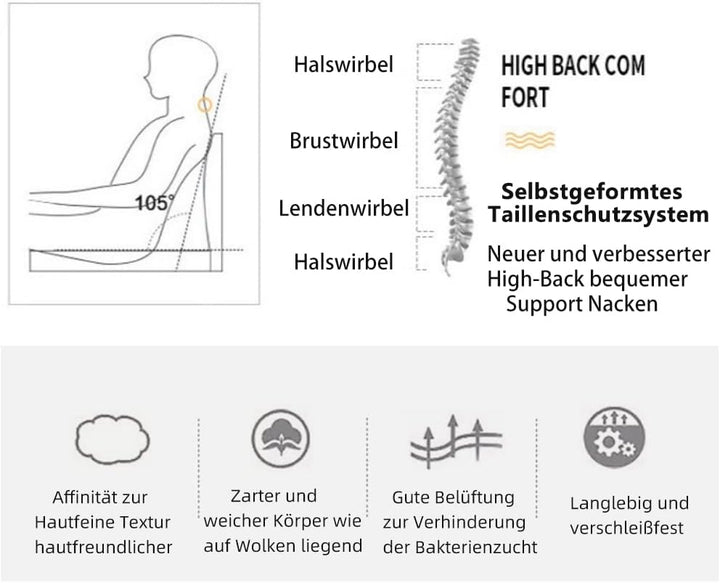 Mingone Sofa Sessel Creme Couch Modern Design TV Sessel Wohnzimmer Einzelsofa Loungesessel Leinen Re