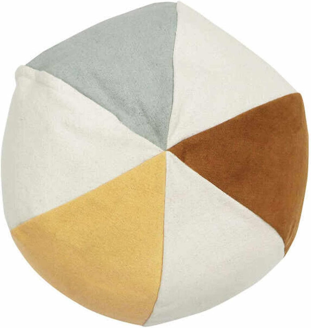 Lorena Canals Kinderhocker - ballonförmig - gelb blau rot - Ø 45 x 50 cm
