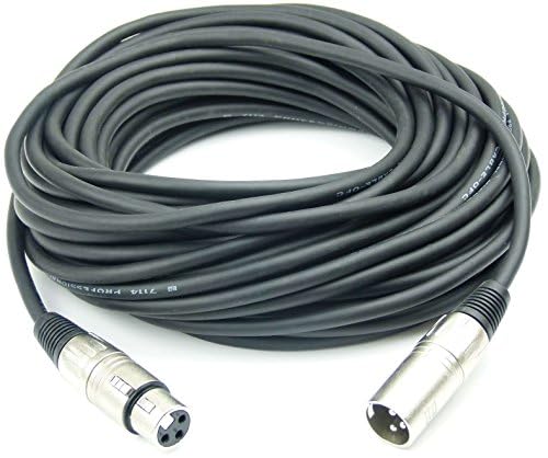 Adam Hall Cables 2 Stück K3MMF1500 Mikrofonkabel XLR female auf XLR male DMX Audio Kabel 3 pol polig