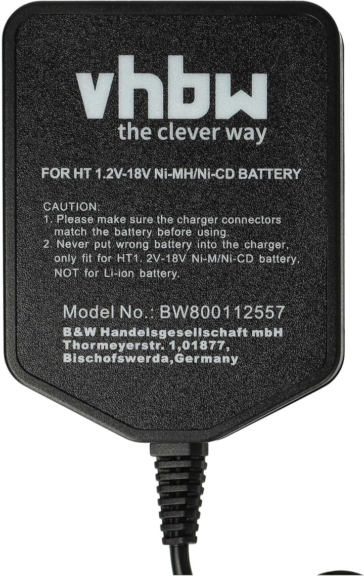 vhbw Ladegerät kompatibel mit Hitachi 325292 | B3, BCL 1415, BCL 1430, EB12, EB1212S, EB1214L, EB121