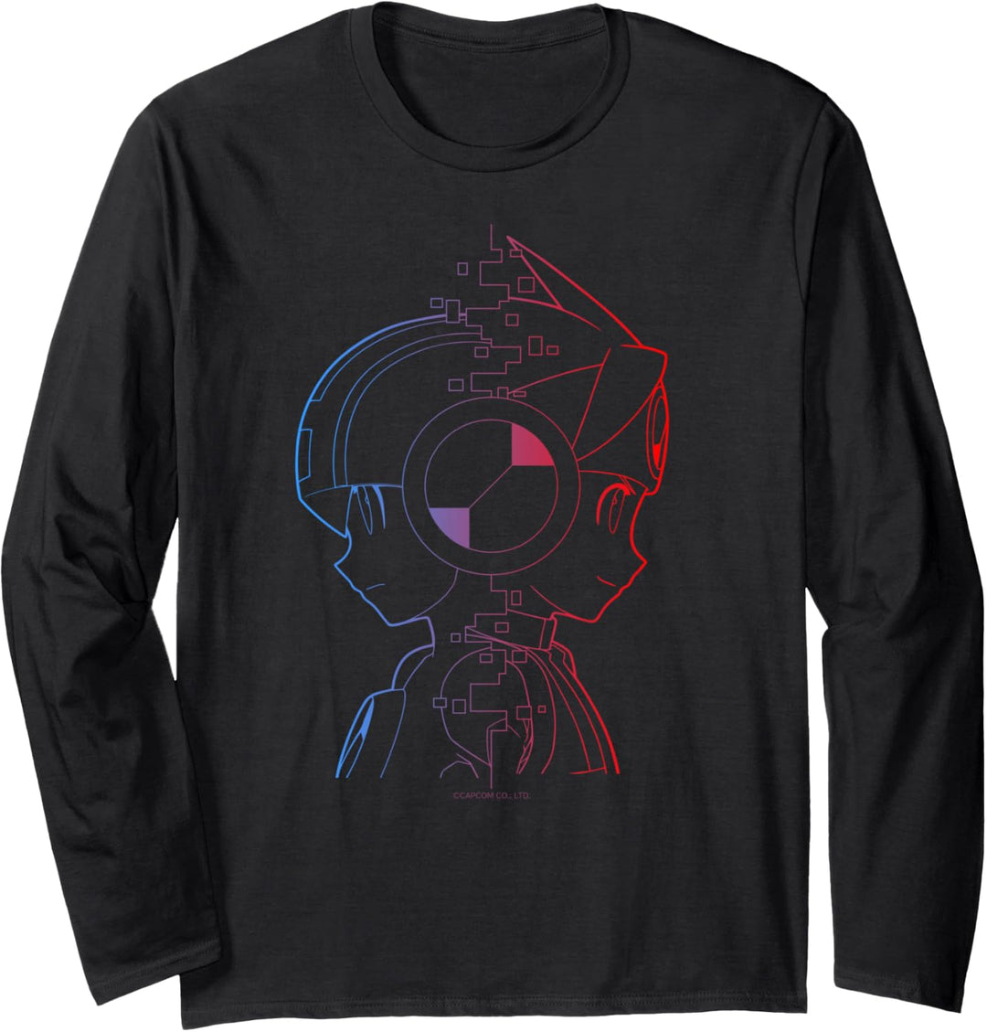 MEGA MAN BATTLE NETWORK MegaMan & Lan Langarmshirt
