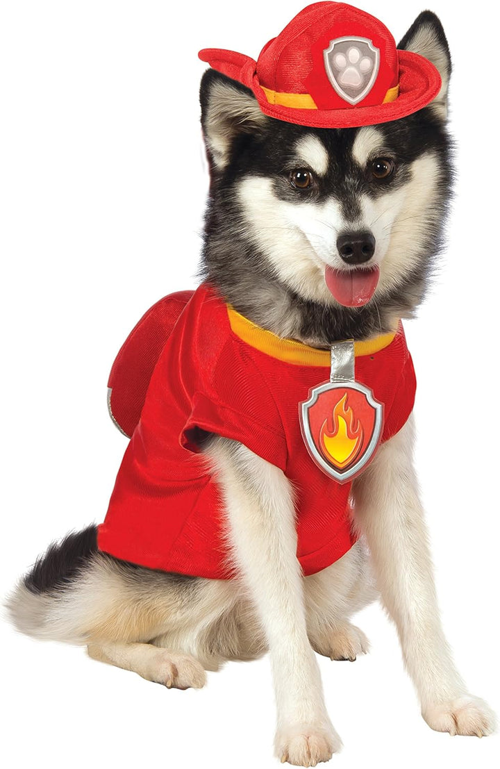 Rubie's Paw Patrol Marshall The Fire Dog Pet Fancy Dress Costume Large 1 Rot L, 1 Rot L