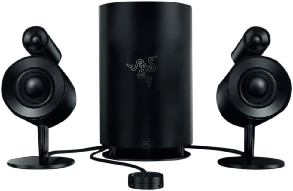Razer Nommo Pro - 2.1 Virtual Surround Premium Gaming und Heimkino Lautsprecher System mit THX-Zerti