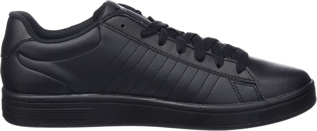 K-Swiss Herren Court Shield Sneaker 40 EU Black Black Shield 06599 057, 40 EU Black Black Shield 065