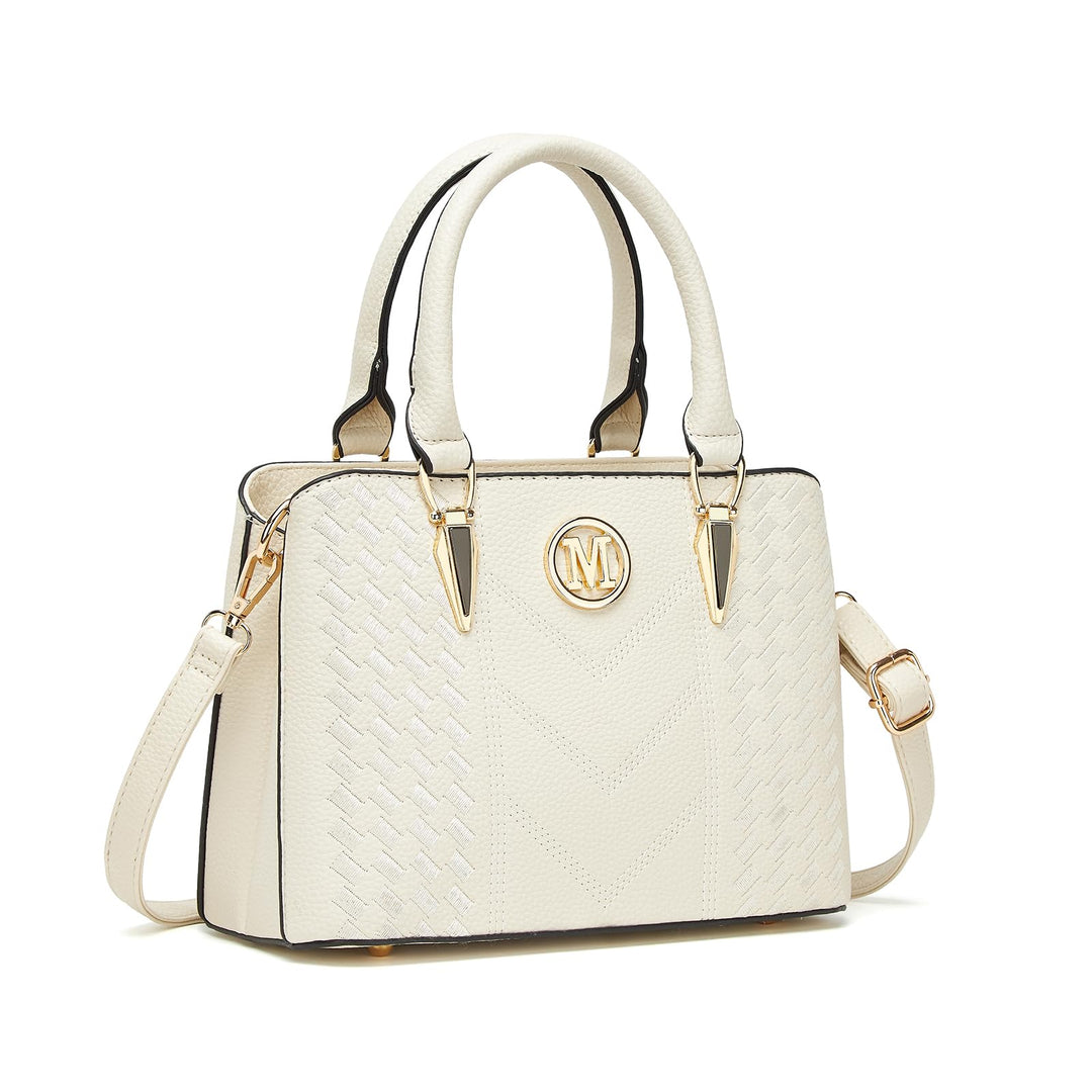 Miss Lulu Handtasche Damen Mittelgross Henkeltasche Elegante Schultertasche Tasche für Damen mit Lyc