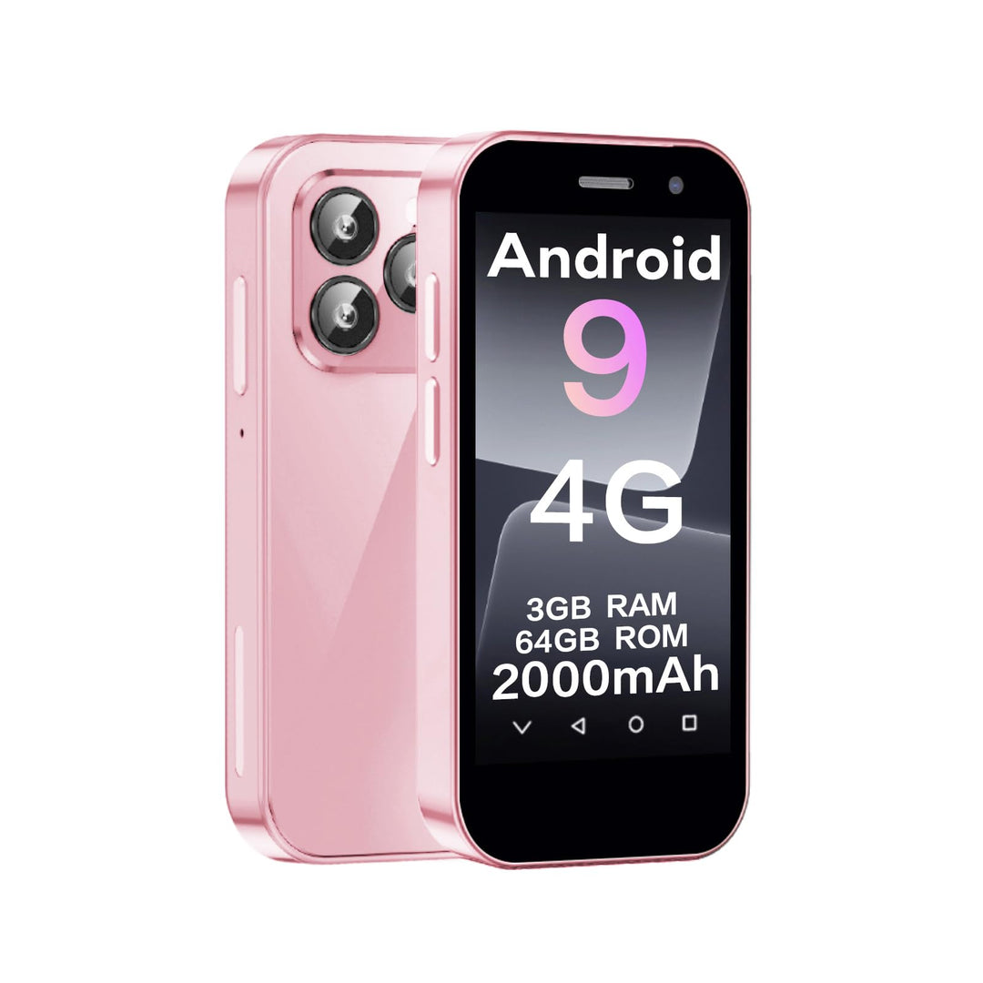 Mini Handy Smartphone für Kinder 3-Zoll-Bildschirm 2000 mAh 3GB RAM 64GB ROM 2.0+5.0MP Gesicht entsp
