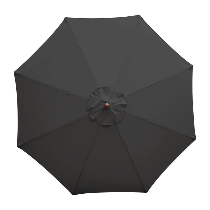 Bolero CB514 Umlenkrolle Sonnenschirm, 2500 mm Durchmesser, schwarz, schwarz