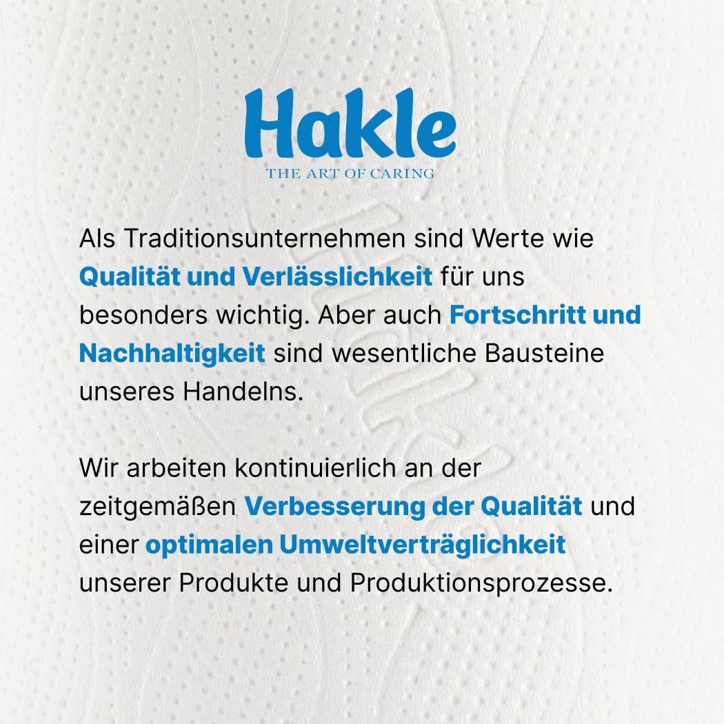 Hakle - Toilettenpapier Klassisch Weiss 24 Rollen 1 Stück (24er Pack), 1 Stück (24er Pack)