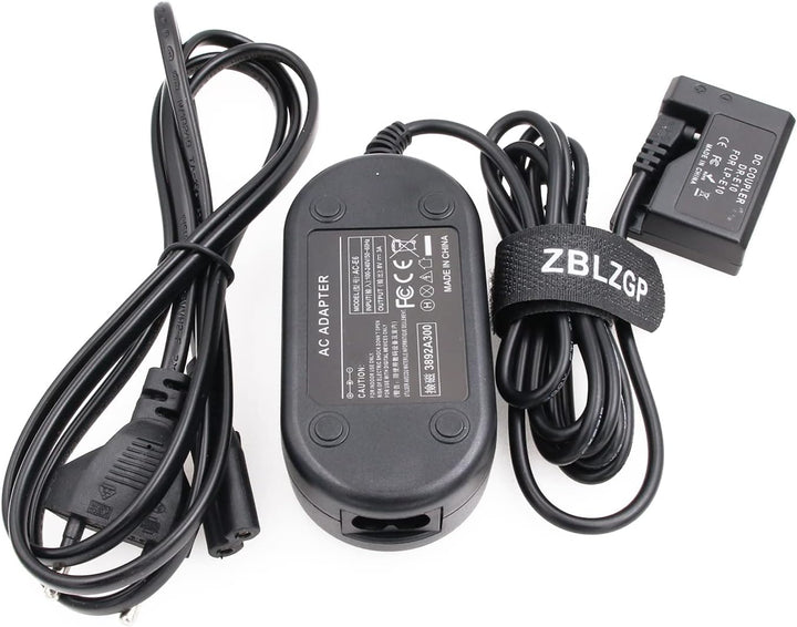 ZBLZGP LP-E10 Dummy Akku AC Adapter für Canon EOS Rebel T3 T5 T6 1100D 1100DKISB 1200D 1300D