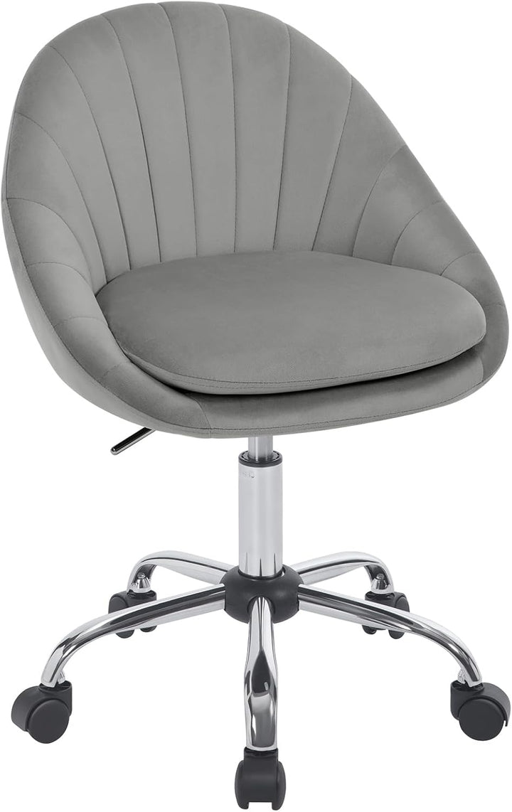WOLTU Homeoffice Stuhl, Bürostuhl ergonomisch, Schminkstuhl drehbar, Drehstuhl mit Rollen, Schreibti