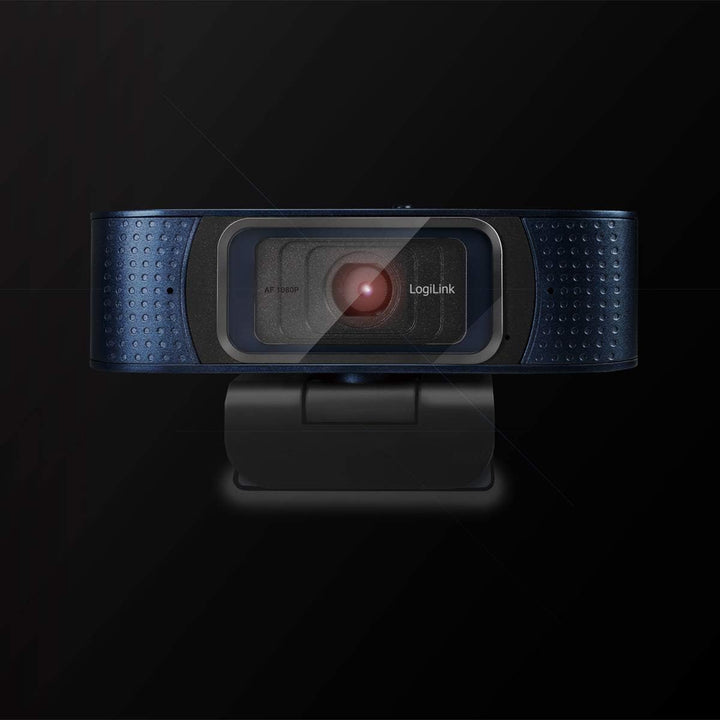 LogiLink UA0379 - Konferenz HD-USB-Webcam Professional, 80° Weitwinkelobjektiv, Dual-Mikrofon mit Ra