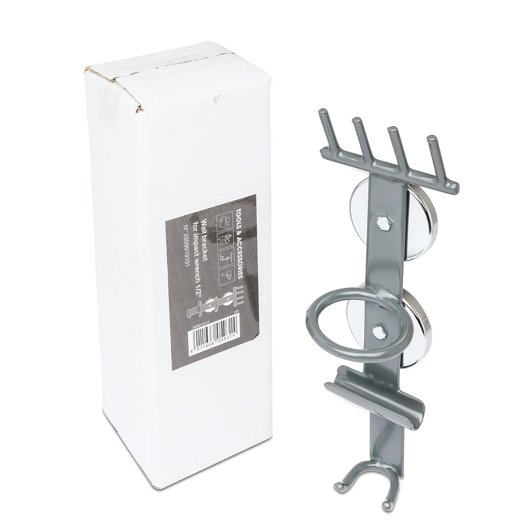 ABAC Werkzeughalter, magnetisch, 2 starke Magnete – Platz für 4 Steckschlüsseleinsätze 1/2 Zoll – Ha