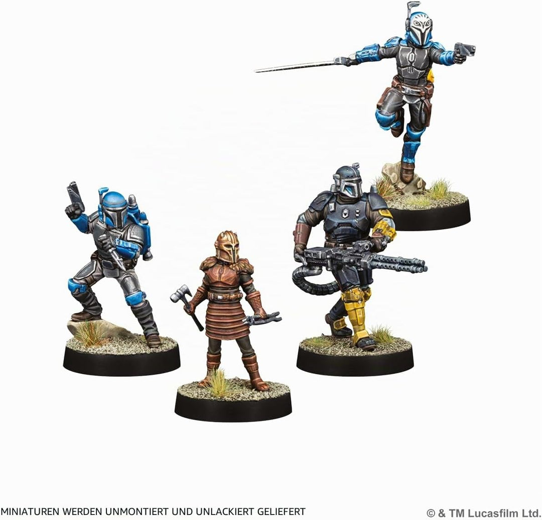 Asmodee, Star Wars: Legion – Mandalorian Leaders (Mandalorianische Anführer), DE-Version, Tabletop-E