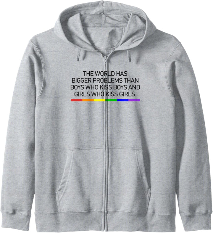 The World Has Bigger Problems Gay Pride Kapuzenjacke