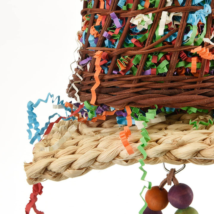Wagner's | Color-Bell-Fun mit Edelstahl Kette, Grosssittich und Papageien Spielzeug