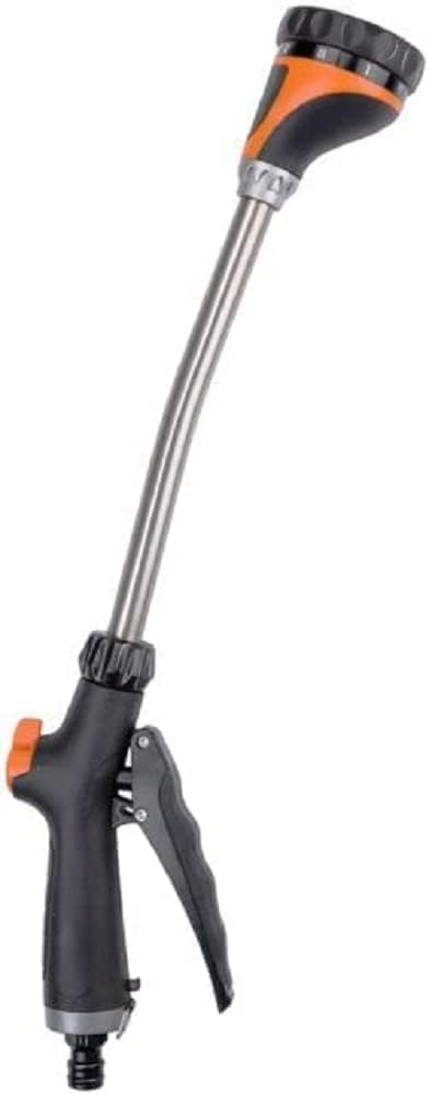 BLACK+DECKER Blumenampel - Giessstab - Pflanzensprühgerät Langer Griff - 9 Ständer - 50 cm - Schwarz