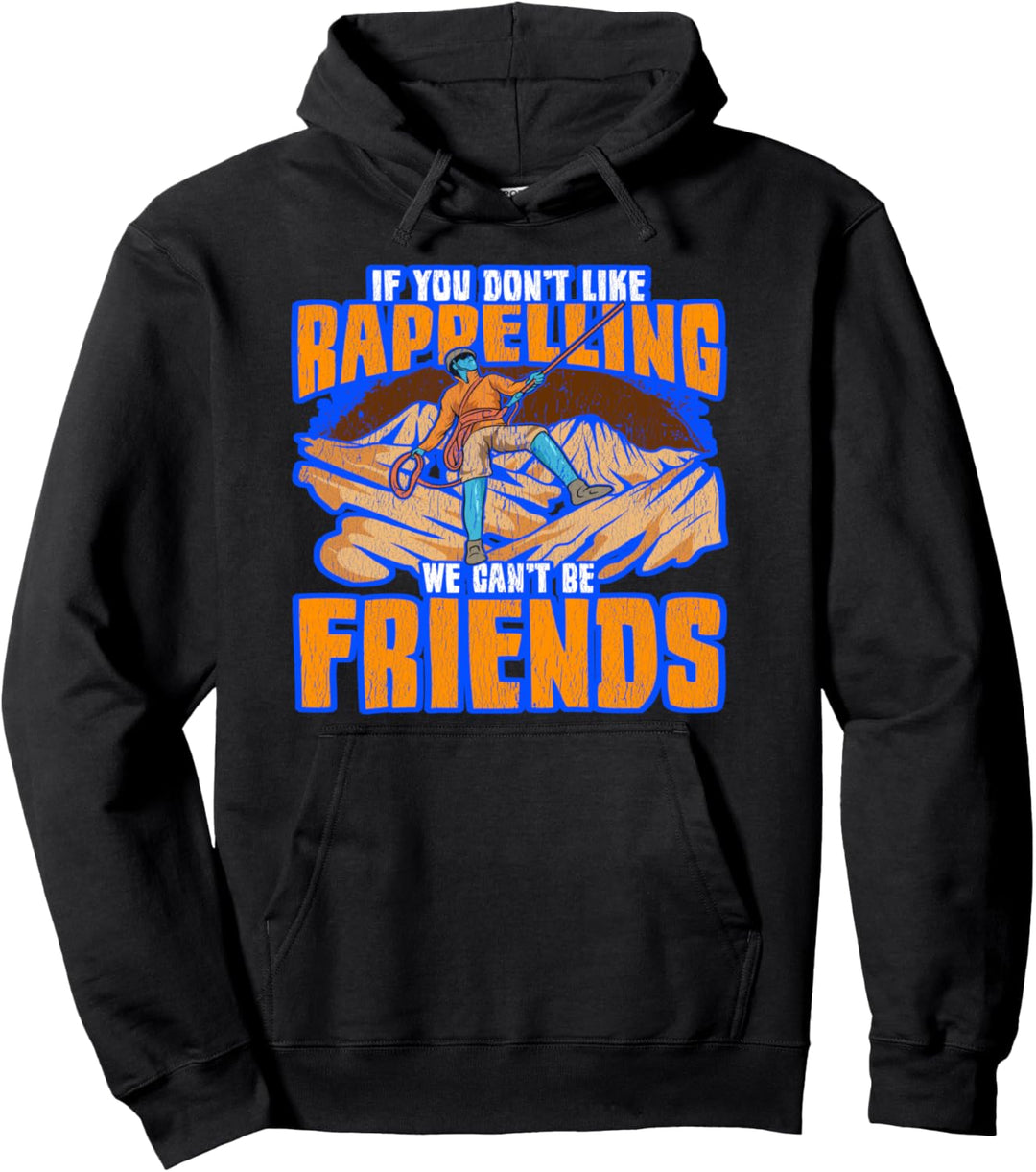 Lustiger Kletterer. Pullover Hoodie