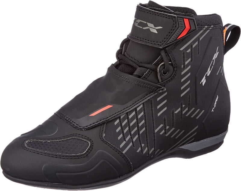 TCX Herren R04d Wp Motorcycle Boot 43 EU Schwarz, 43 EU Schwarz