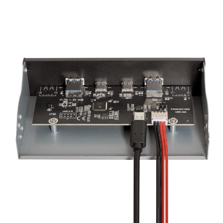 ChenYang 5,25" Frontpanel CD ROM Laufwerk USB 3.0 und USB C Hub mit 4 Anschlüssen Motherboard Adapte