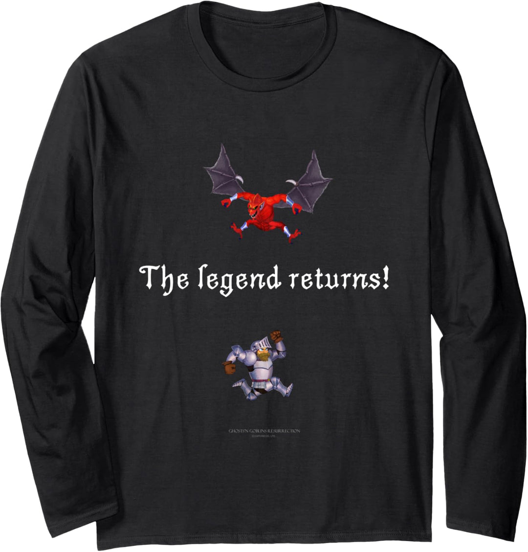 Ghosts 'n Goblins Resurrection　Arthur vs Red Arremer Langarmshirt